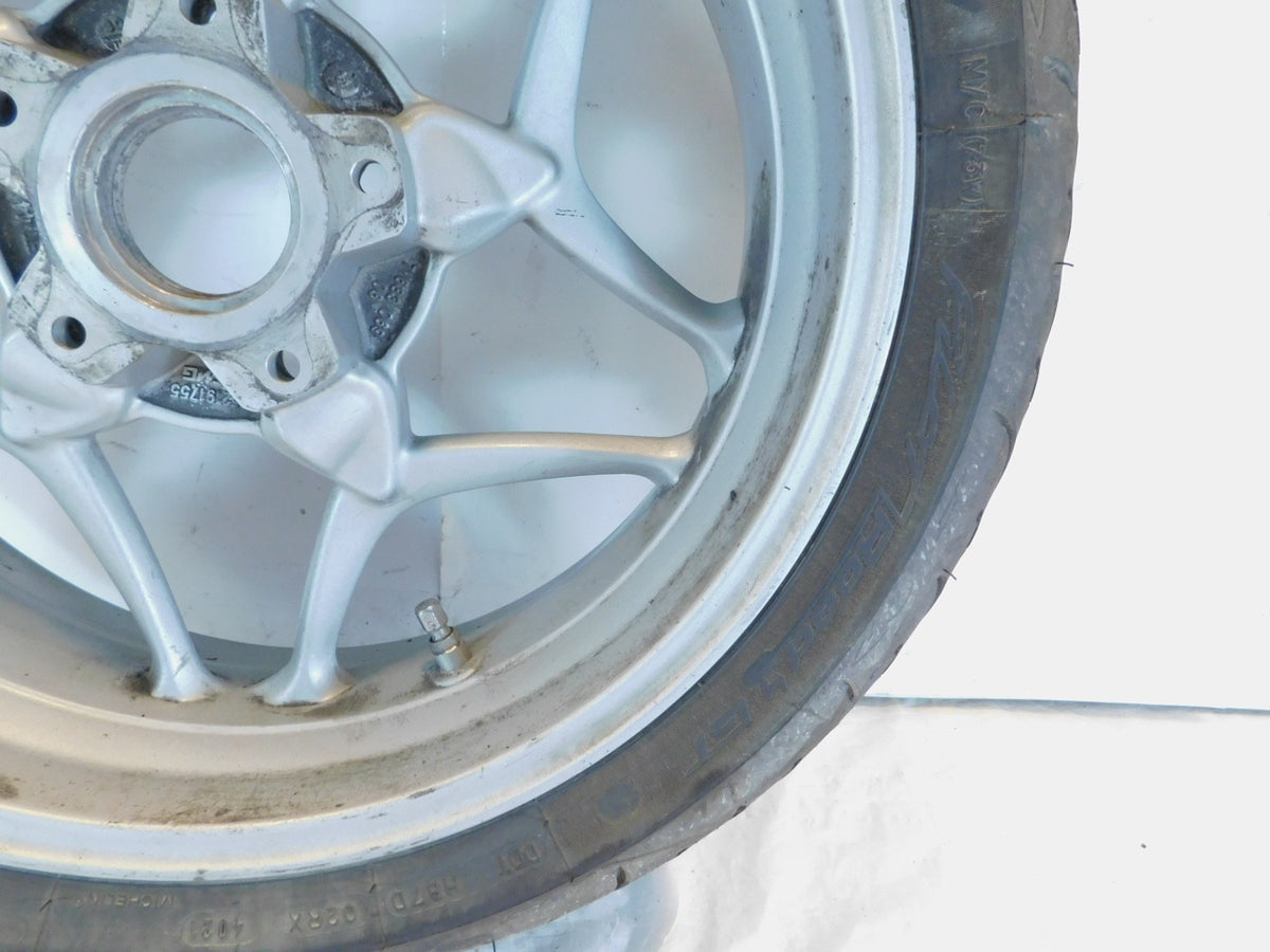 2005-2013 BMW R1200RT R1200ST R1200 RT ST R900RT Silver Back Rear Wheel w/ Tire - C3 Cycle