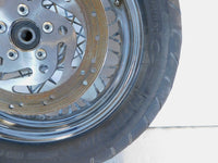 Harley Davidson Dyna Sportster & Softail Laced 16" Rear Wheel Rim & Tire Chrome - C3 Cycle
