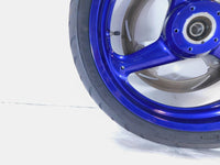 1999 99 Buell X1 Lighting Limited Edition Blue Cast Front Wheel Rim & Tire - C3 Cycle