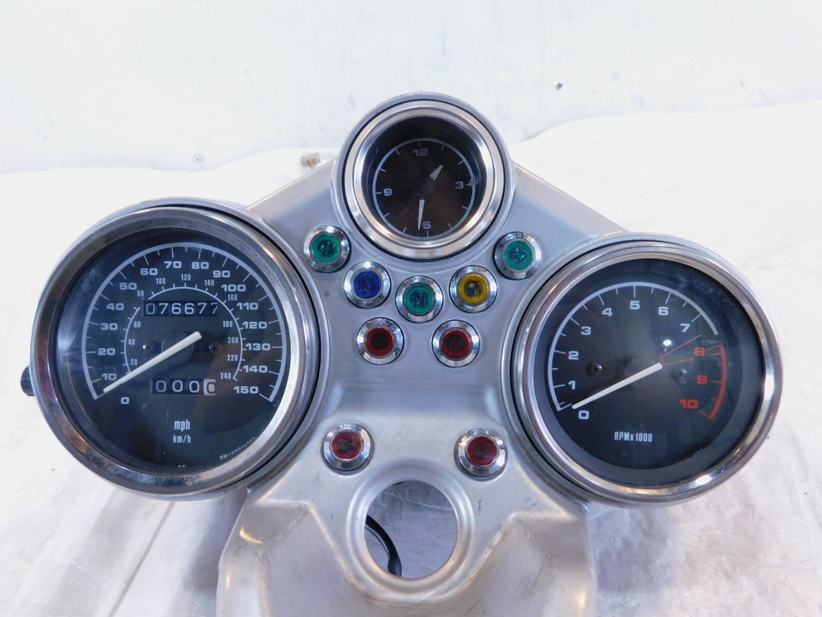 BMW R1100R R850R Speedometer Tach Instrument Clocks Gauges Cluster & Mount Cover - C3 Cycle