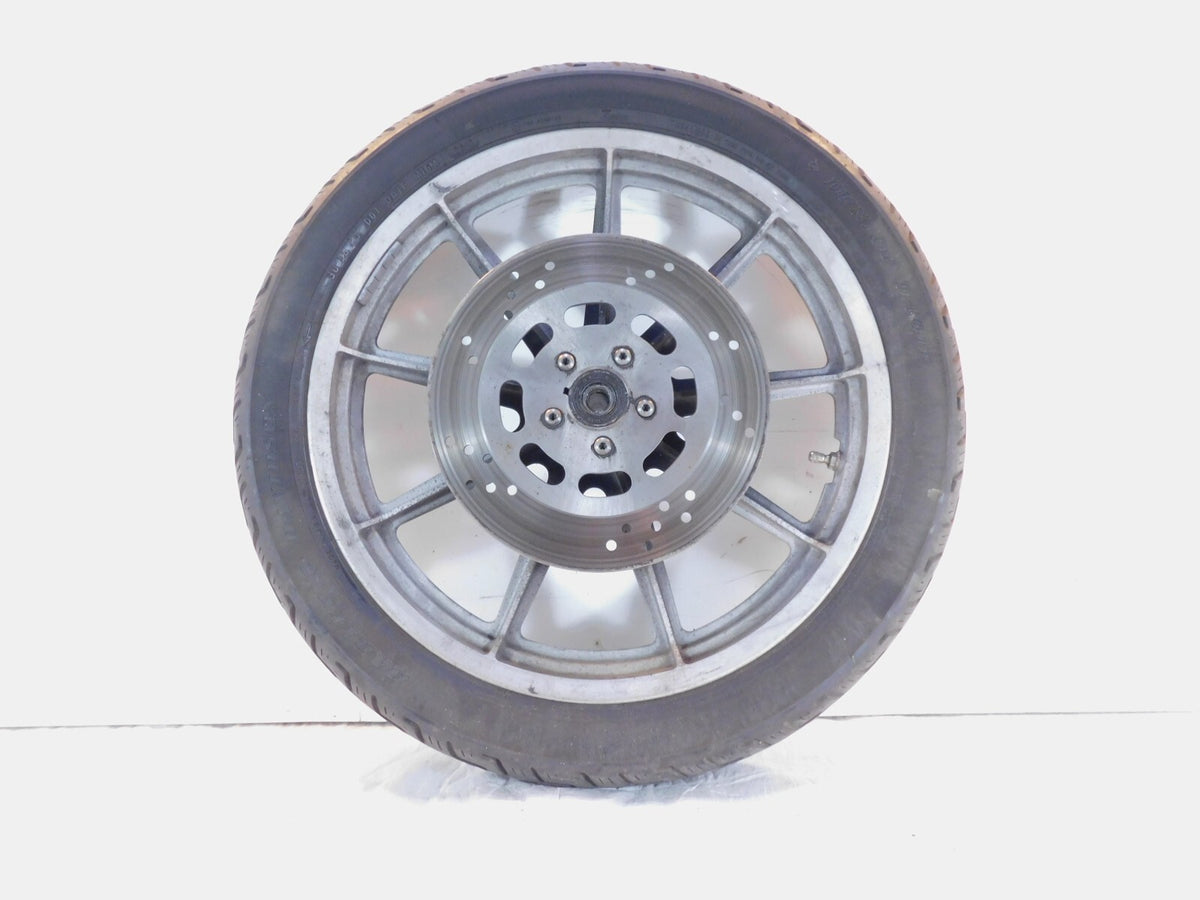 1996-1999 Harley Sportster 883 & 1200 Silver Dual Disc Front Wheel Rim & Rotors - C3 Cycle