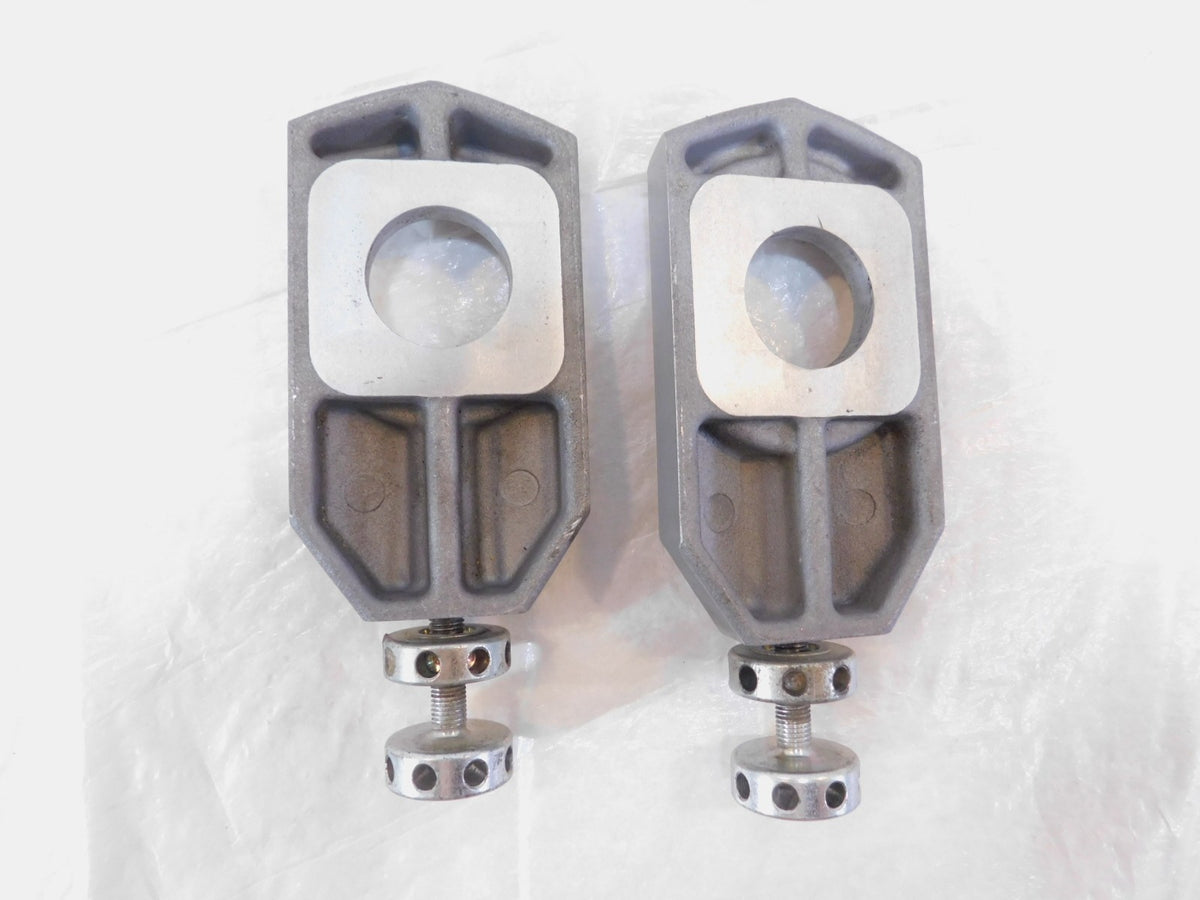 Ducati Superbike 749 749S & 999 999S Rear Wheel Slider Shoe Axle Chain Adjusters - C3 Cycle