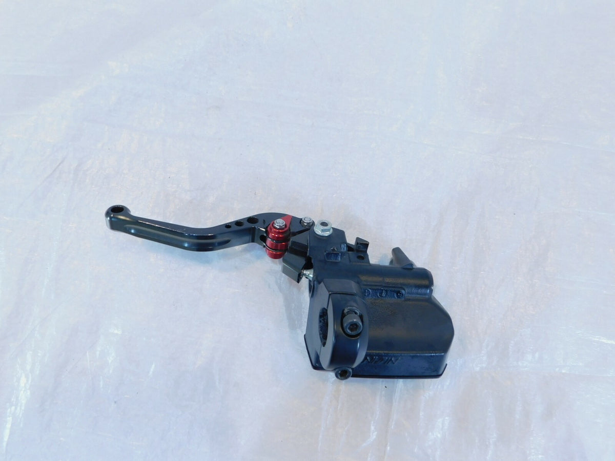 Kawasaki EX650 Ninja 650 Black Front Brake Master Cylinder Reservoir & Lever - C3 Cycle