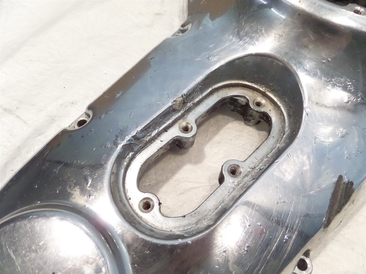 01 2001 Indian Gilroy Scout Dry Clutch Chrome Outer Primary Left Engine Cover