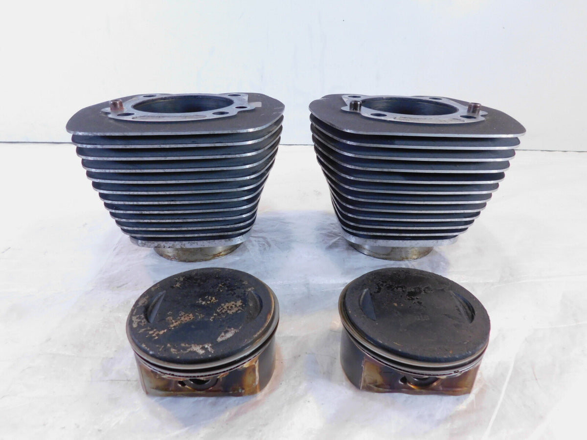 Harley Davidson Twin Cam Touring Dyna & Softail Engine Pistons & Black Cylinders - C3 Cycle