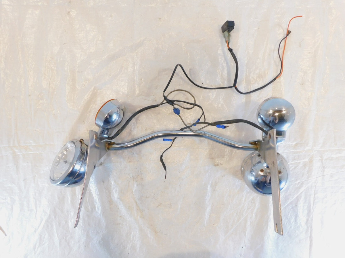 Harley Davidson Electra Glide Classic Ultra & Sport Auxiliary Fog Lights & Bar - C3 Cycle