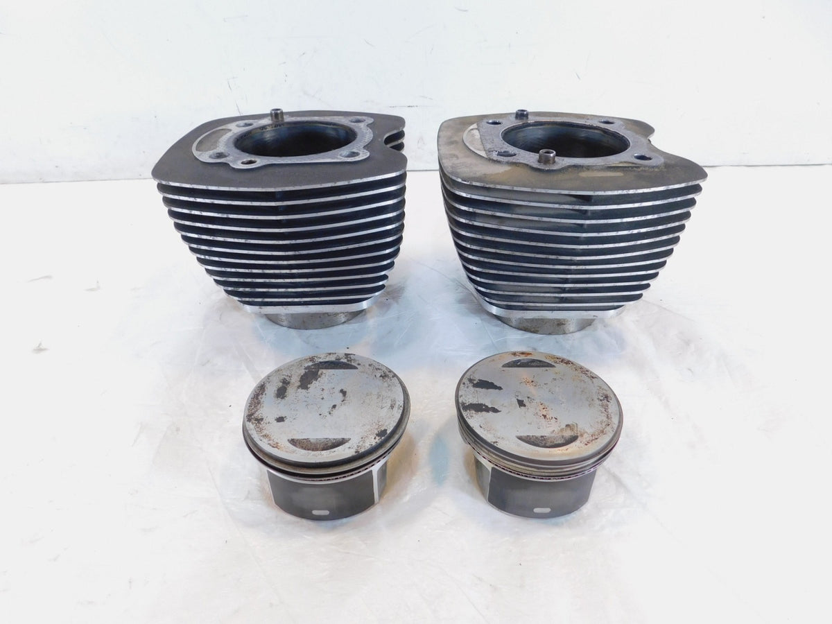 Harley Davidson Touring Dyna & Softail Twin Cam 96" Black Cylinders w/ Pistons - C3 Cycle