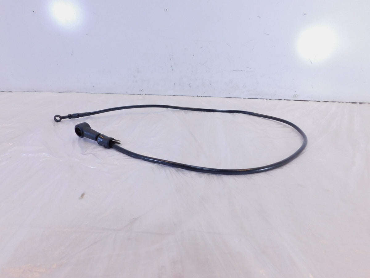 Harley Davidson Sportster 883 Hugger & 1200 Black Front Wheel Brake Line Hose - C3 Cycle