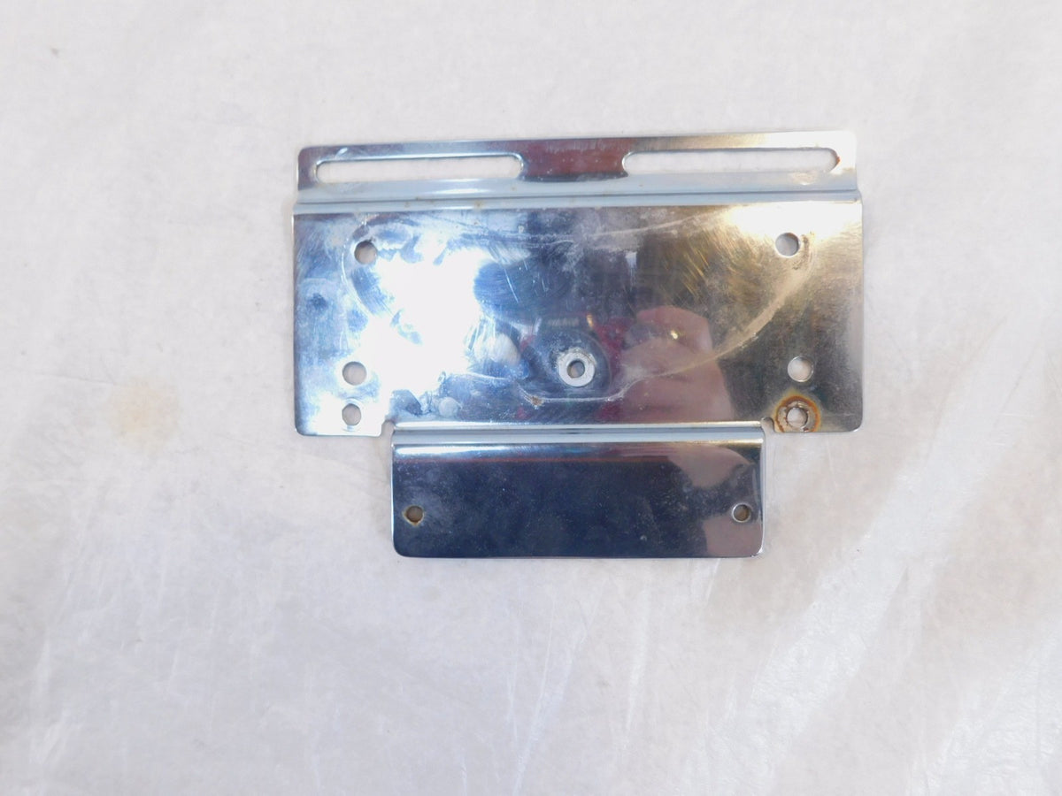 2001 01 Victory V92 Deluxe Cruiser Chrome Rear License Plate Mount Bracket - C3 Cycle