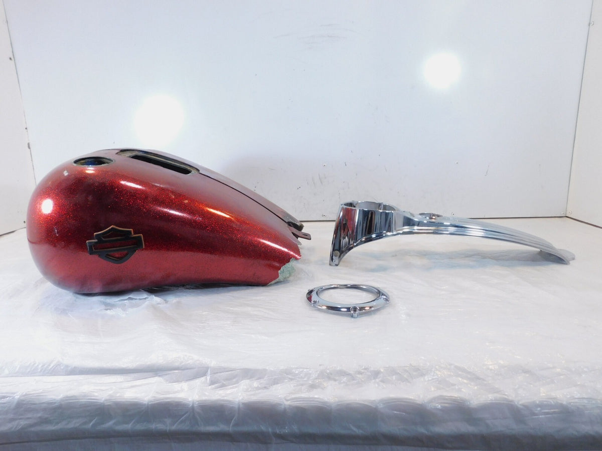 Harley Davidson Softail Heritage Classic & Fat Boy Red Glitter Fuel Gas Tank