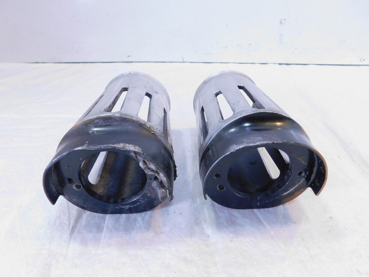 Harley TRoad King & Electra Glide & Softail Slotted Front Fork Slider Cover Tins - C3 Cycle