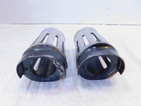 Harley TRoad King & Electra Glide & Softail Slotted Front Fork Slider Cover Tins - C3 Cycle