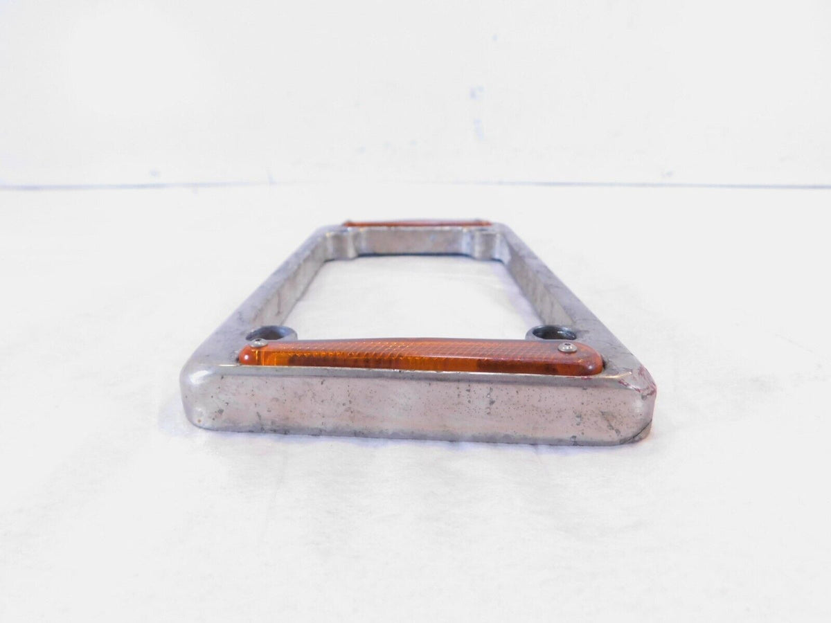 1993-1998 Harley Davidson Dyna Wide Glide Polished License Plate Bracket Trim - C3 Cycle