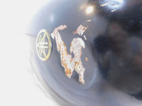 1983 83 Yamaha XJ750 Maxim 750 Black Gas Petrol Fuel Tank Reservoir- Dented - C3 Cycle