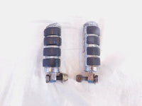 Harley Touring Dyna Sportster & Softail ISO Chrome & Rubber Footpeg Footrests - C3 Cycle