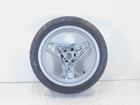 2001-2005 BMW F650 CS F650CS Scarver Silver Rear Rim Wheel & Tire - 36317681009 - C3 Cycle