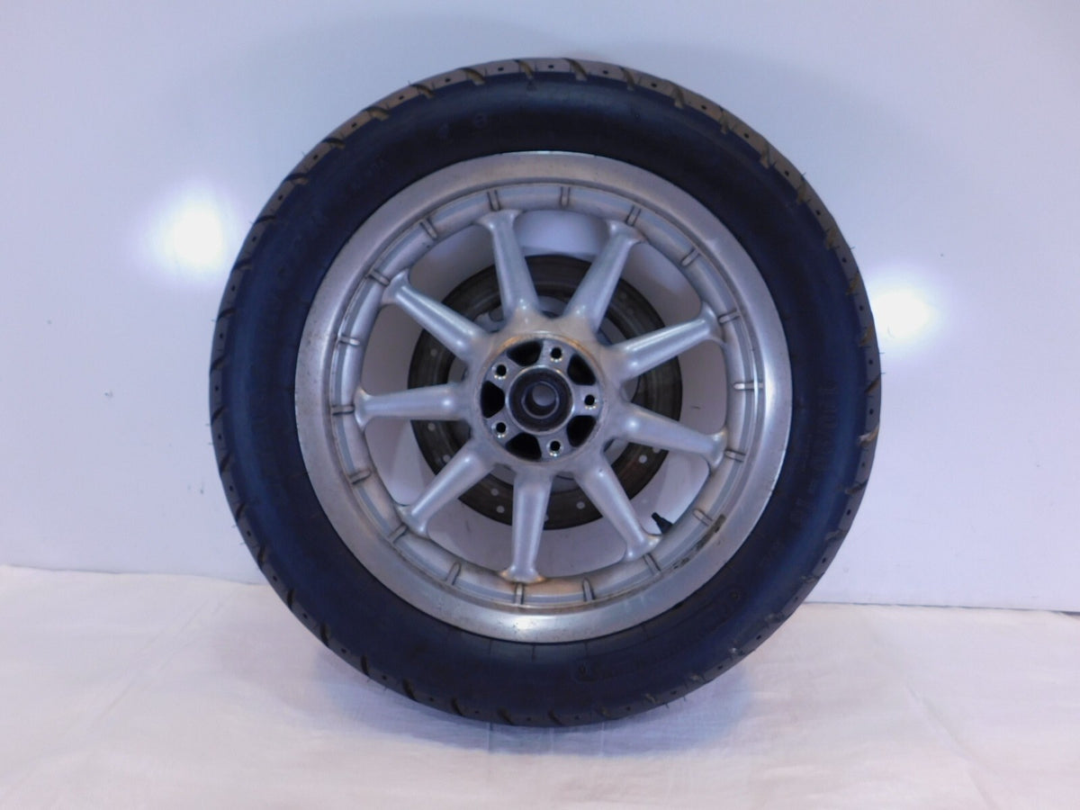 Harley Davidson Road Street Electra Glide 9 Spoke Silver Rear Wheel Rim - BENT - C3 Cycle