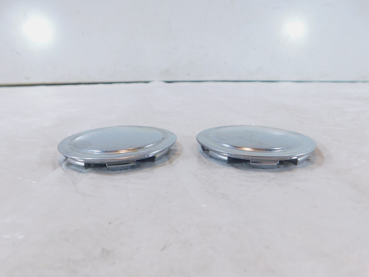 86-99 Yamaha XJ750J Maxim 750 XV1100 Rear Swingarm Pivot Bolt Cap Covers Pair - C3 Cycle