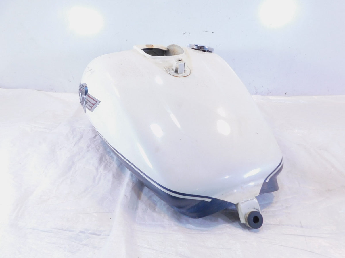 97-03 Kawasaki Vulcan 1500 Classic White & Blue Gas Fuel Petrol Tank Reservoir - C3 Cycle