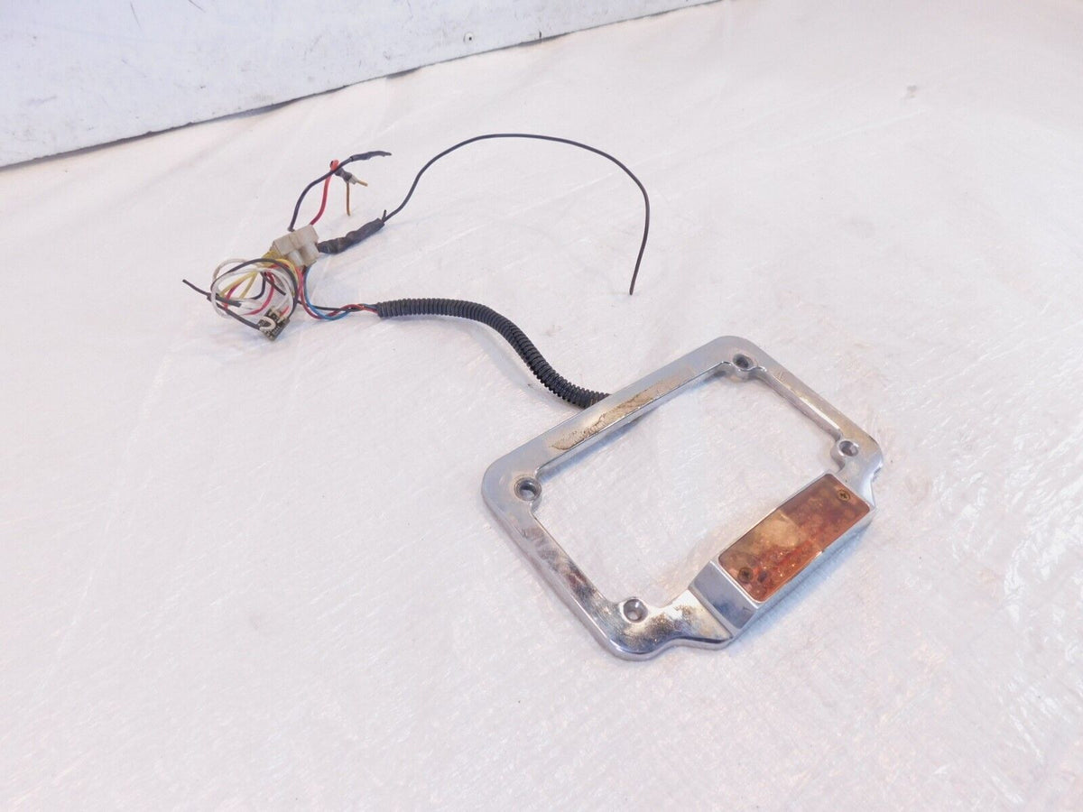 2000-2009 Yamaha V-Star 1100 Classic XVS1100 License Plate Frame & Tag Light - C3 Cycle