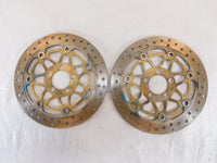 2000-2005 Kawasaki ZR-7 ZR-7S Front Wheel Left/ Right Brake Discs Rotors - C3 Cycle