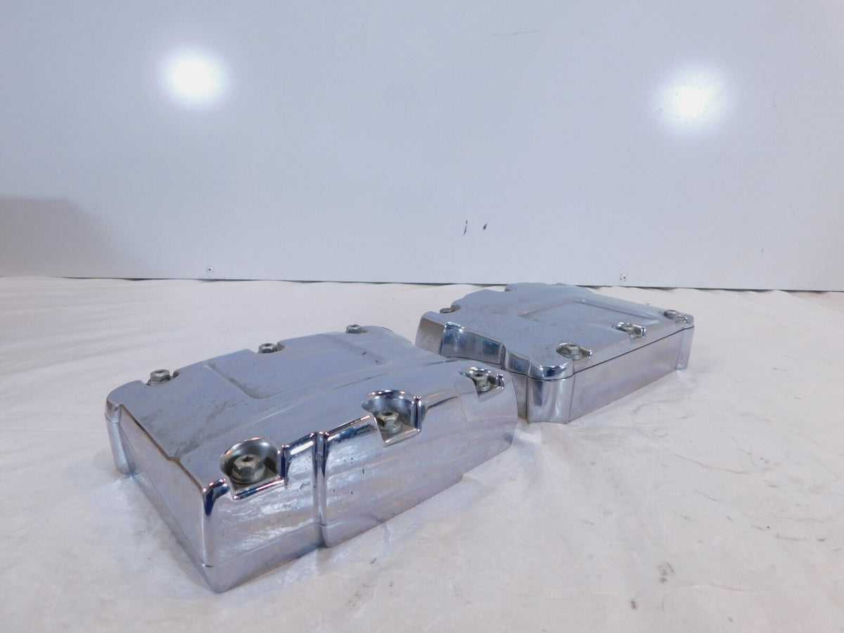 Harley Davidson Touring Dyna & Softail Chrome Cylinder Head Rocker Boxes - C3 Cycle