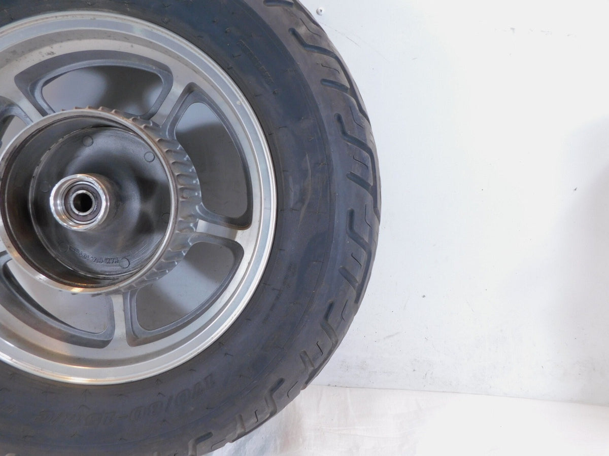 Honda VT1100 VT1100C Spirit Shadow 1100 Silver Spoked Cast Rear Wheel Rim & Tire - C3 Cycle