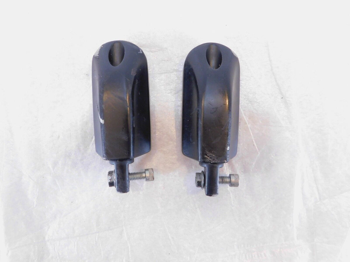 Harley Touring FXR Dyna Sportster & Softail Metal & Rubber Footpegs Footrests - C3 Cycle