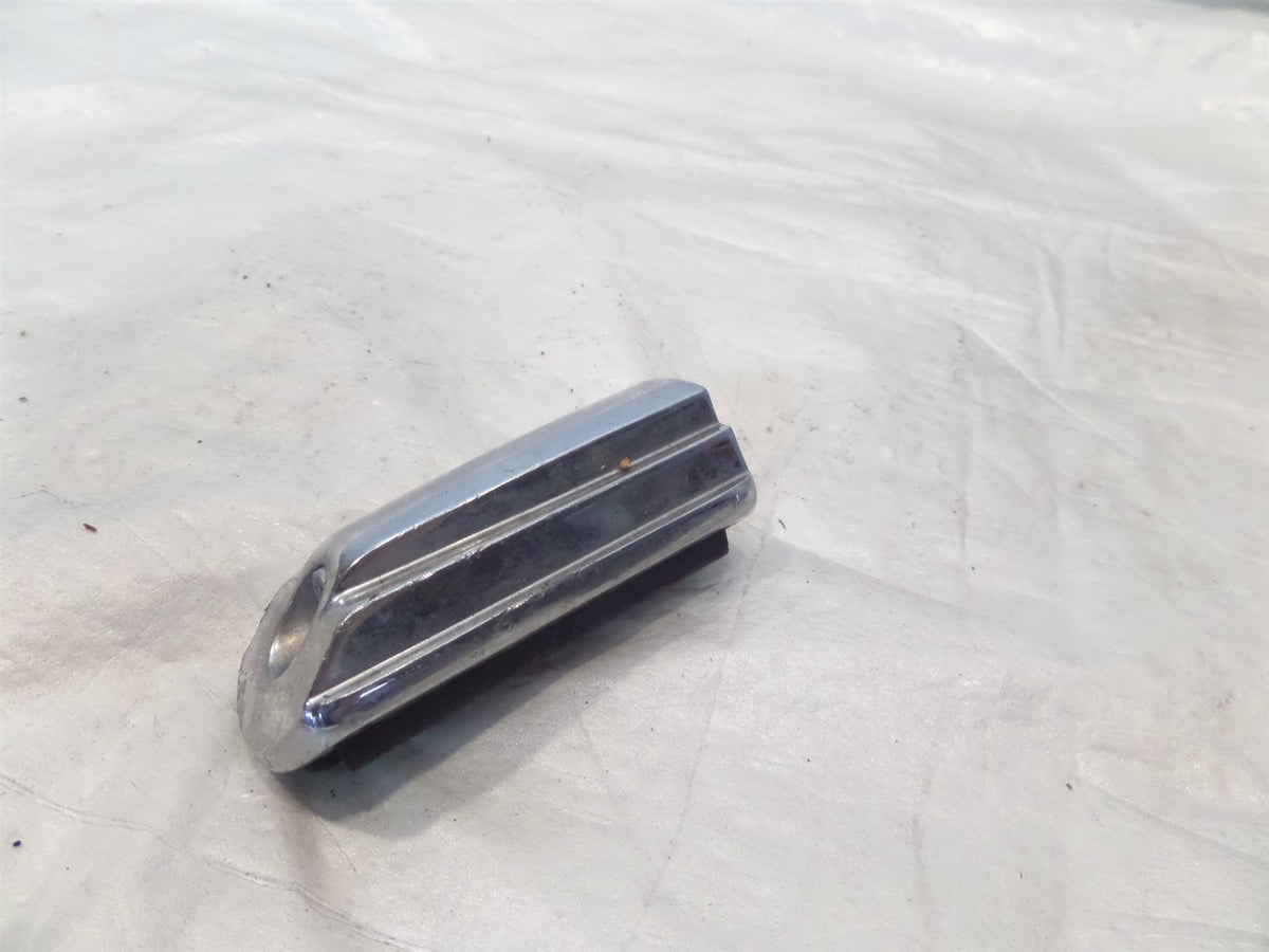 Harley Touring Dyna Sportster Softail Chrome Rubber Footpegs Footrest for Parts - C3 Cycle