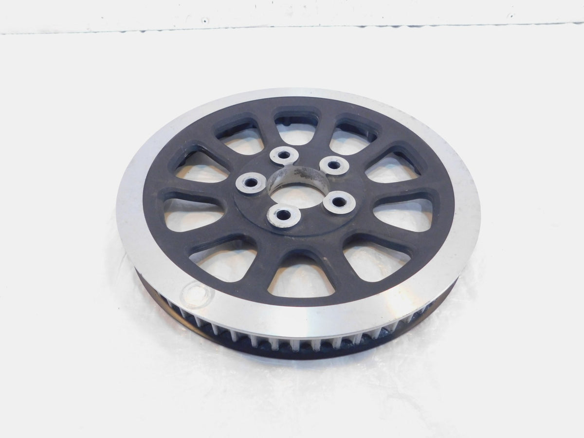 Harley Davidson Softail Heritage & Deluxe Black Rear Wheel Belt Pulley Sprocket - C3 Cycle