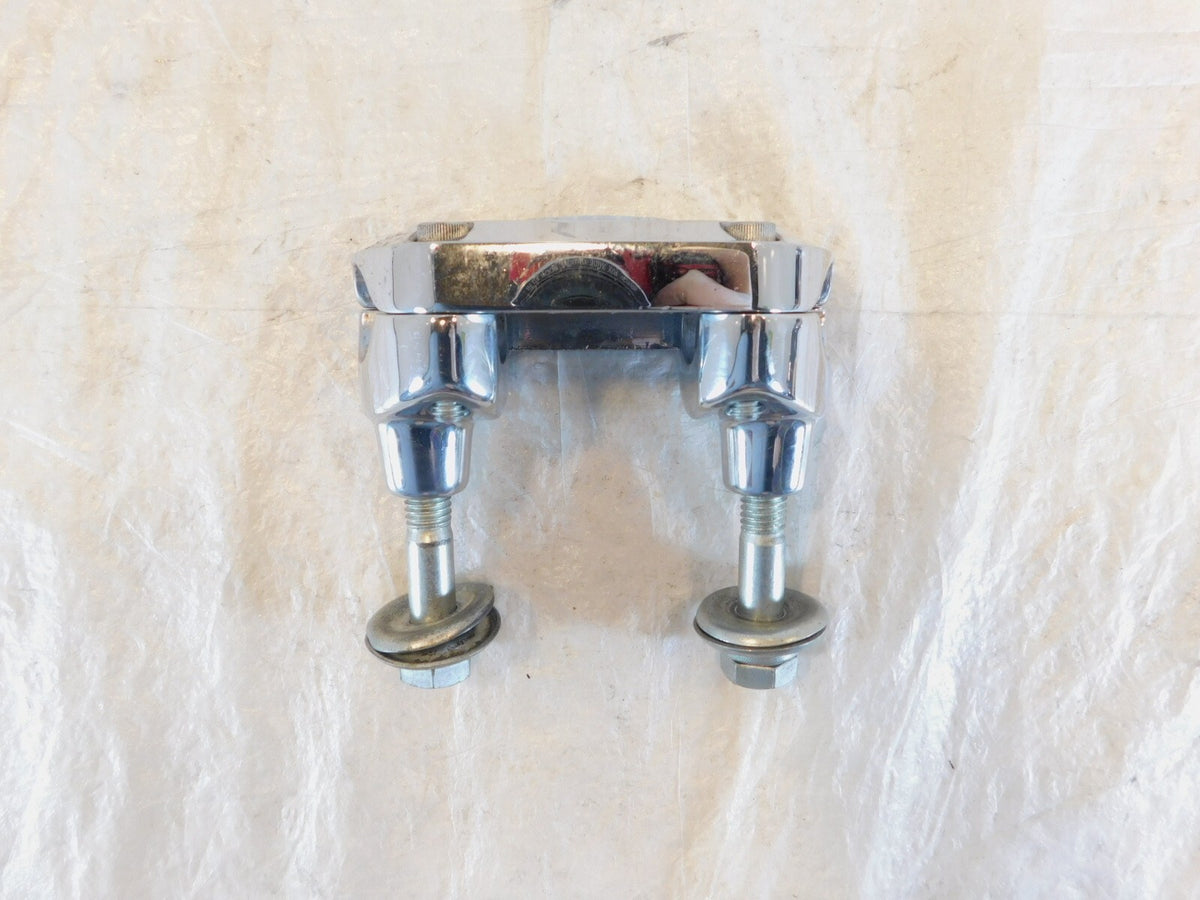 Harley Dyna Wide & Super Glide 100th Anniversary Handlebar Mount Clamp Bracket - C3 Cycle