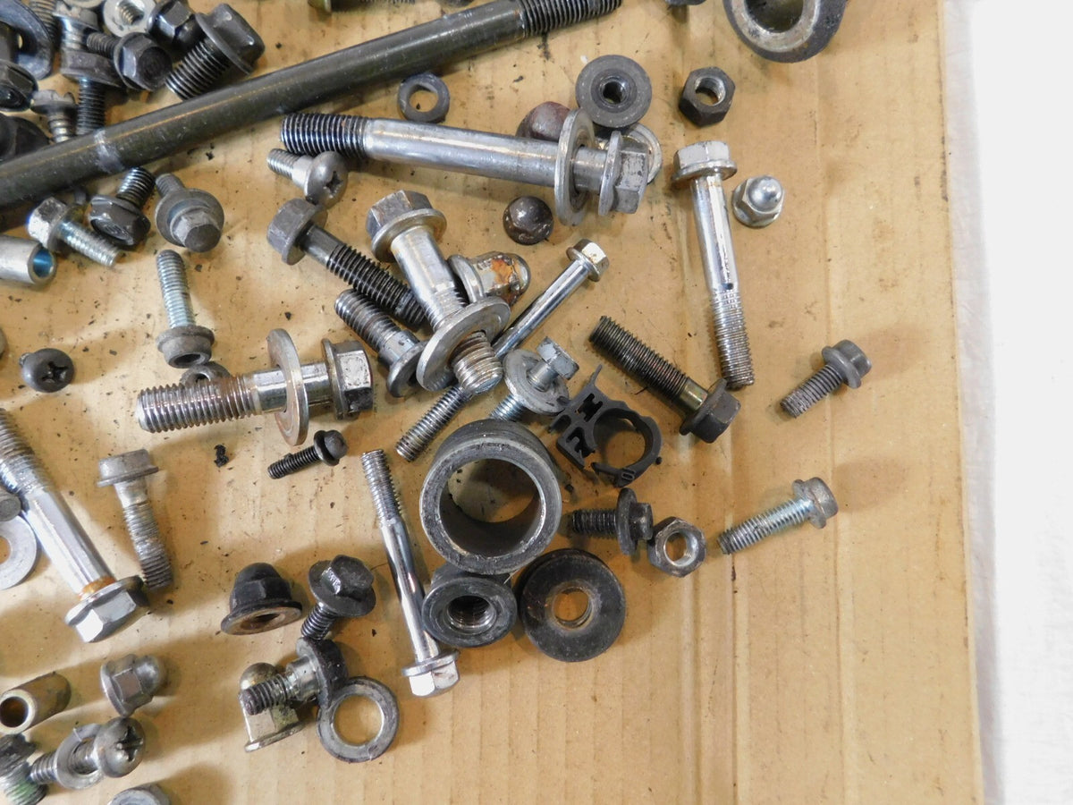 2001 Honda VLX 600 VT600CD Misc Hardware Nuts Bolts & Brackets Parts Box Lot - C3 Cycle