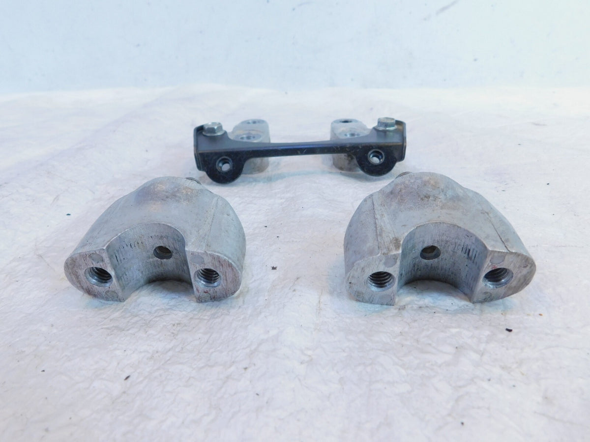 2002-2013 Honda FSC600 Silver Wing 600 Front Handlebar Riser Clamp Brackets - C3 Cycle