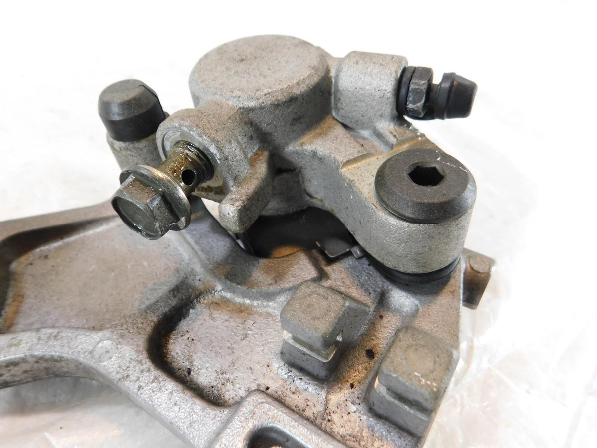 Kawasaki KLX250S 250 KLX300R 300 Silver Rear Wheel Brake Disc Caliper w/ Bracket - C3 Cycle