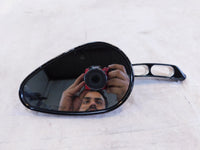 Harley Davidson FXR & Softail & Dyna & Sportster Left Black Rear View Mirror - C3 Cycle
