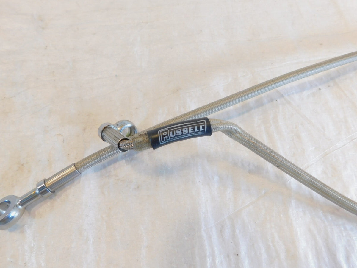 Harley Davidson Sportster 883 Hugger & 1200 Braided Front Brake Line Hose - C3 Cycle