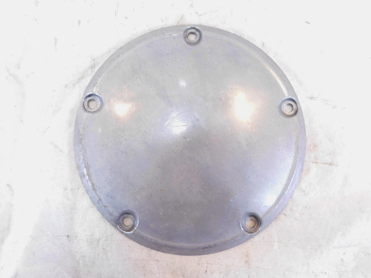 Harley Davidson Twin Cam Dyna & Softail Left Engine Polished Derby Clutch Cover - C3 Cycle