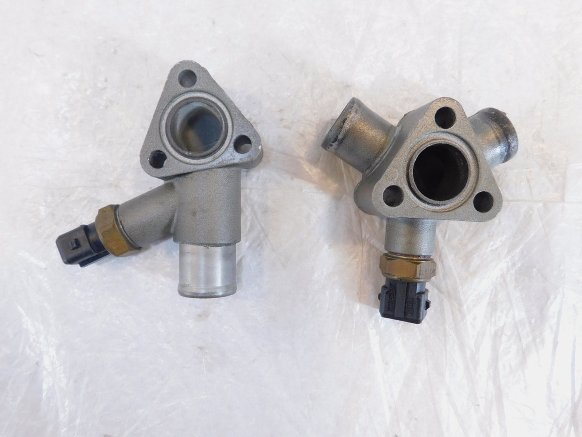 Ducati Sport Touring ST4 Cylinder Head Water Output Connectors w/ Temp Switches - C3 Cycle