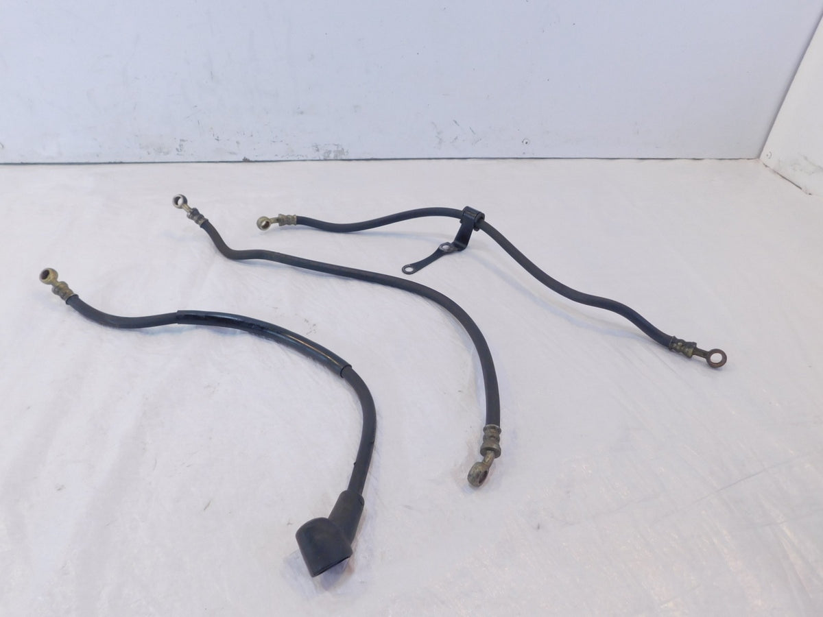 1983 83 Yamaha XJ750 Maxim 750 Front Brake Master Cylinder Brake Hose Pipe Lines - C3 Cycle
