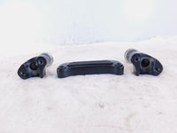 Harley Davidson Sportster 883 & 1200 & Dyna Black Handlebar Bar Riser Clamps - C3 Cycle