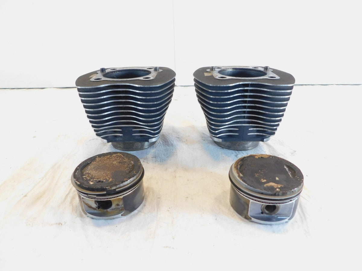 Harley Davidson Twin Cam Touring Dyna & Softail Engine Pistons & Black Cylinders - C3 Cycle