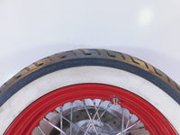Harley Davidson Softail Heritage Classic Deluxe Spoked Front Wheel Red Rim Tire - C3 Cycle