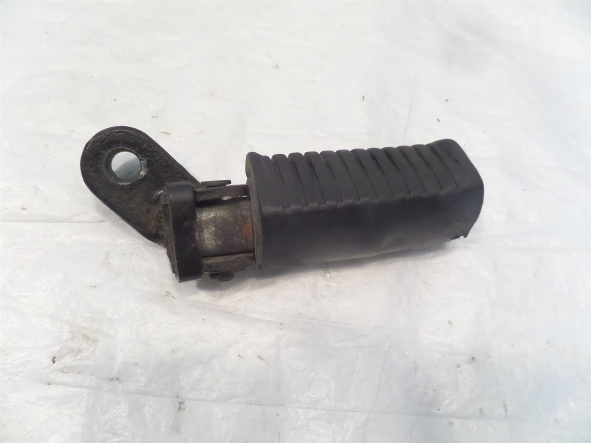 Kawasaki KZ400 & KZ440 LTD Front Left Rider Footpeg Footrest & Mount Bracket - C3 Cycle