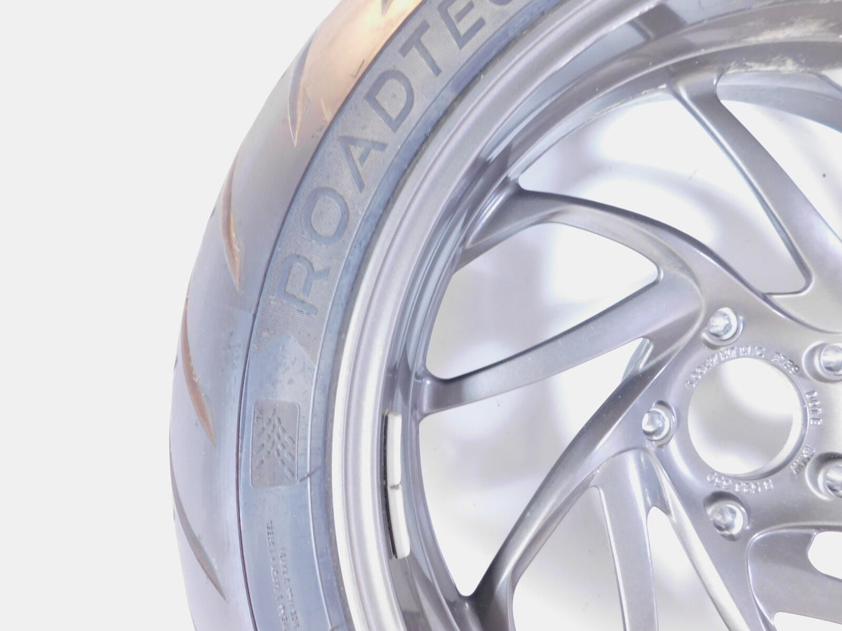 2011-2016 11-16 BMW K1600 GT K1600GT Ostra Gray Rear Wheel Rim & Tire - 6x17 - C3 Cycle