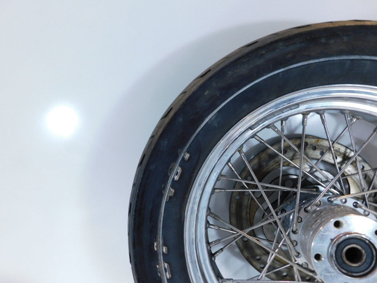 Harley Electra Glide Sportster Softail & Dyna 16" Chrome Laced Rear Wheel Rim - C3 Cycle
