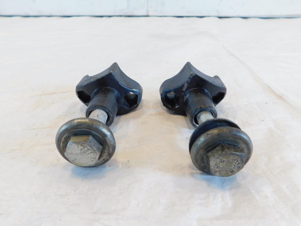 Harley Davidson Sportster 883 & 1200 & Dyna Black Handlebar Bar Riser Clamps - C3 Cycle