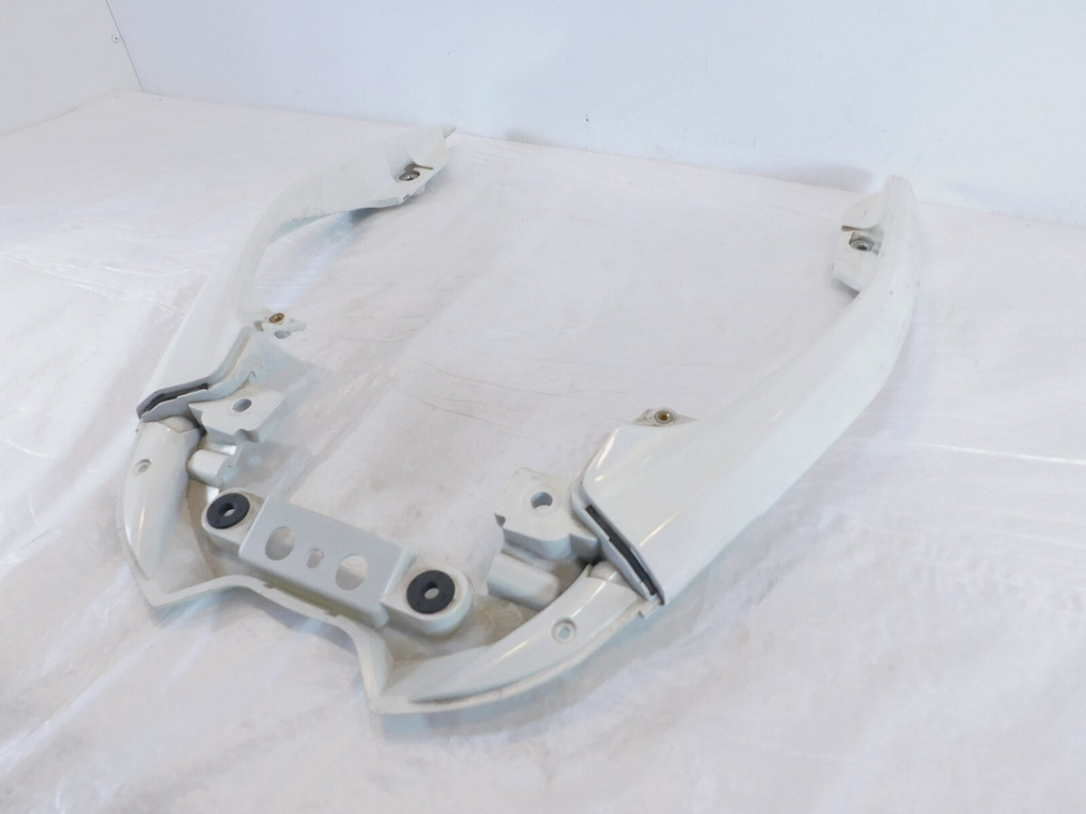 2007-2011 Suzuki Burgman 400 AN400 White Rear Passenger Pillion Grab Bar Handles