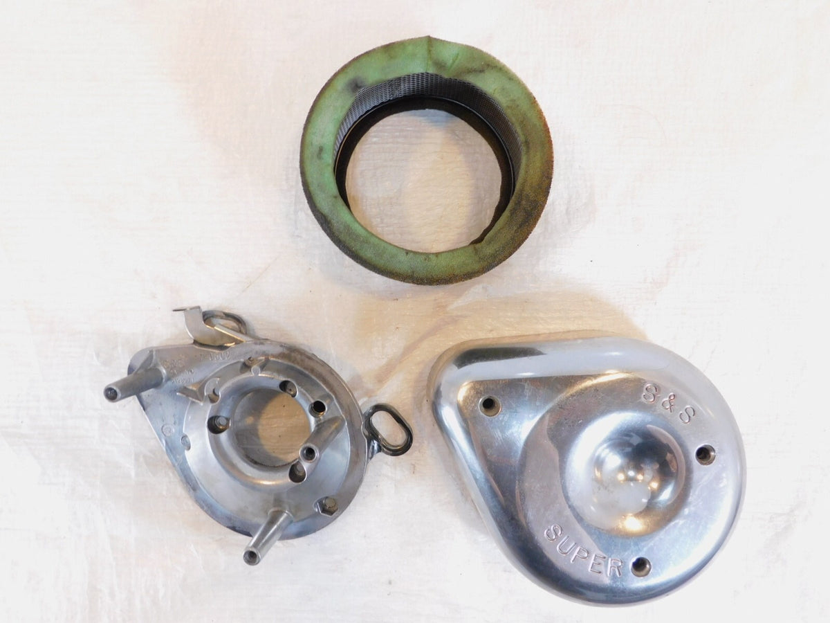 Harley Davidson EVO Electra Glide Softail & Dyna S&S Air Filter Cleaner & Cover