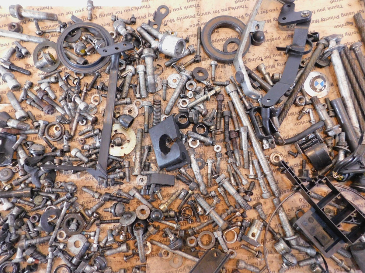 2003 03 BMW K1200 GT K1200GT Misc Hardware Nuts Bolts Brackets Parts Box Lot - C3 Cycle