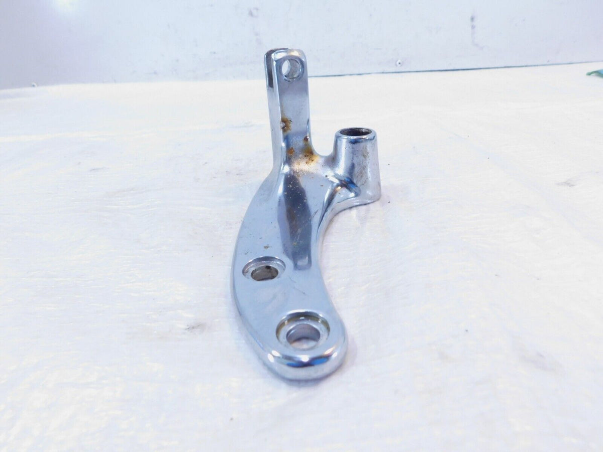 Harley Davidson Dyna FXDWG Wide Glide Black Left Forward Controls Mount Bracket - C3 Cycle